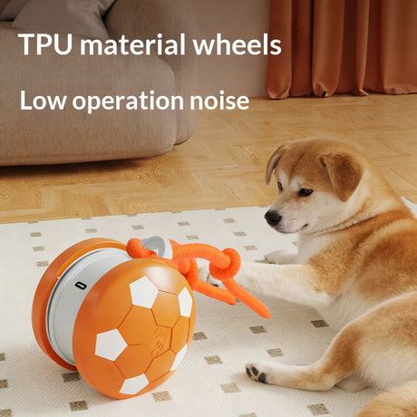 Smart Self-Rolling Pet Toy, Durable Chew Ball for Cats and Dogs to Keep Themselves Entertained - Blue
