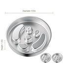 2-Piece Stainless Steel Slow Feeder Set for Pets, Reversible, for Cats and Dogs – Puppy Design