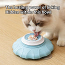 Slow Feeder Bowl for Pets, Non-Slip Puzzle Feeder for Cats and Dogs - Pink