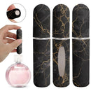 3-Pack - 5ml Portable Perfume Refill Bottles, Bottom-Fill Leak-Proof Travel Spray Bottles - Black