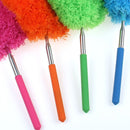 6-Pack, Telescopic Microfiber Duster with Extendable Handle, for High Ceiling & Fan Cleaning - Orange