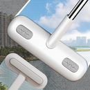 Extendable Window Screen Cleaning Brush , Wet Dry Use Screen Wiper for High-rise Window Carpet Sofa Pet Hair Cleaning