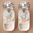 2-in-1 Pill Cutter with Storage Case, 1/2 & 1/3 Equal Parts Adjustable Tablet Splitter, Portable Travel Medicine Box - White