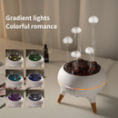 Jellyfish Smoke Ring Aroma Diffuser Humidifier, 7 Color Crack Night Light, Remote Control Timer Essential Oil Diffuser for Bedroom Desk