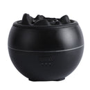 Volcano Flame Aroma Diffuser and Humidifier, 7-Color Changing Lava Fire Essential Oil Diffuser with Timer, 360ml for Home, Bedroom, or Desk – Black