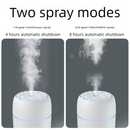 Flower Nozzle Mini USB Humidifier, 250ml Portable Cool Mist Humidifier with RGB Night Light, for Car, Bedroom, or Desk - Pink