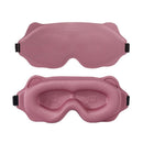3D Contoured Sleep Mask, Breathable Fabric with Adjustable Strap, Light-Blocking Eye Mask for Sleeping, Napping, and Travel—Pink