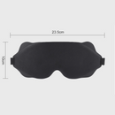3D Contoured Sleep Mask, Breathable Fabric with Adjustable Strap, Light-Blocking Eye Mask for Sleeping, Napping, and Travel - Gray
