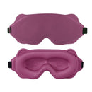 3D Contoured Sleep Mask, Breathable Fabric with Adjustable Strap, Light-Blocking Eye Mask for Sleeping, Napping, and Travel - Magenta