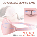 3D Deep Contoured Memory Foam Sleep Eye Mask, Full Light Blocking, Breathable Eye Cover for Travel, Naps, and Nighttime Sleep—Gray