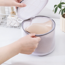 Handheld Mesh Laundry Bag Set, 4 Pcs Thick Polyester Washing Bags with Protective Zipper & Bra Protection Bags, for Clothes, Bedding, Lingerie