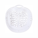 Silicone Laundry Bag, Reusable Breathable Mesh Wash Bag with Zipper, for Delicate Underwear, Bras, and Shoes, Machine Washable—White