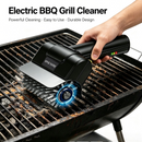 Rechargeable Electric Grill Brush, Stainless Steel Wire Roller BBQ Cleaner Tool Kit ,Dual Brush : (Wire Brush + Scouring Pad Brush )