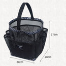 Multi-Pocket Mesh Shower Caddy Tote, Portable Waterproof Bottom Bath Organizer Bag for Travel Swimming Bathroom