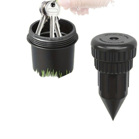 2 Pack Sprinkler Look Alike Hide A Key Holder, Waterproof Hidden Storage Container for Spare Keys Cash Outdoor Yard