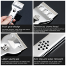Stainless Steel Multi-Functional Cleaning Scraper, Glue & Stain Remover for Glass Tile, with 5 Replacement Blades