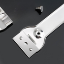 Stainless Steel Multi-Functional Cleaning Scraper, Glue & Stain Remover for Glass Tile, with 5 Replacement Blades