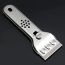 Stainless Steel Multi-Functional Cleaning Scraper, Glue & Stain Remover for Glass Tile, with 5 Replacement Blades