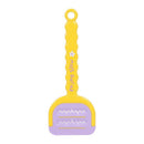 Multi-Functional Toilet Gap Cleaning Scraper, Long-Handled, Hands-Free Bathroom Hard-to-Reach Corner Cleaner, Clamp Cleaning Tool—Yellow
