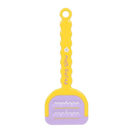 Multi-Functional Toilet Gap Cleaning Scraper, Long-Handled, Hands-Free Bathroom Hard-to-Reach Corner Cleaner, Clamp Cleaning Tool—Yellow