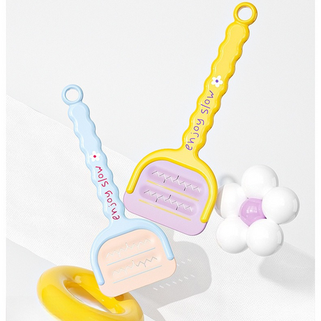 Multi-Functional Toilet Gap Cleaning Scraper, Long-Handled, Hands-Free Bathroom Hard-to-Reach Corner Cleaner, Clamp Cleaning Tool—Yellow