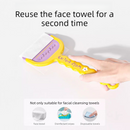 Multi-Functional Toilet Gap Cleaning Scraper, Long-Handled, Hands-Free Bathroom Hard-to-Reach Corner Cleaner, Clamp Cleaning Tool—Blue