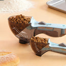 Adjustable Measuring Spoon Set Large & Small Size, Plastic Scale Scoop for Baking, Dry & Liquid Ingredients