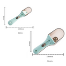 Adjustable Measuring Spoon Set Large & Small Size, Plastic Scale Scoop for Baking, Dry & Liquid Ingredients