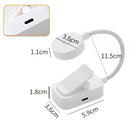 USB Rechargeable 3 Color Temperature Mini Clip Book Light, Portable LED Eye-Care Reading Lamp for Dorm & Bedside