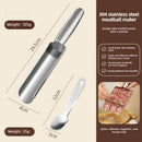 304 Stainless Steel Meatball Maker,  Paste Rice Ball Mold with Scoop for the Kitchen—Single Tube
