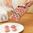 304 Stainless Steel Meatball Maker, Multi-size Paste Rice Ball Mold with Scoop for the Kitchen—Double Tube
