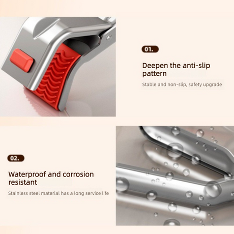 Stainless Steel Anti-scald Dish Clip, Multi-functional Heat Resistant Bowl Plate Gripper For Oven & Steaming