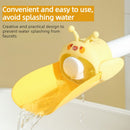 Cute Bee Faucet Extender for Kids: Hand Washing Anti-Splash Water Guide—Purple