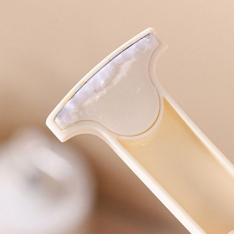 2-Piece Home Foot Pedicure Set, Dead Skin and Callus Shaver, Heel File and Remover—Beige