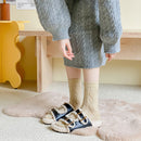 4-pair pack of mixed color socks, women's fall/winter socks, comfortable, soft and warm house socks.
