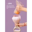 Portable Dog Poop Pickup Tool for Outdoor Walks-purple