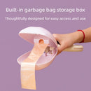 Portable Dog Poop Pickup Tool for Outdoor Walks-purple
