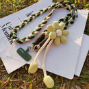 1PC Crossbody Phone Strap, Adjustable Anti-Theft Phone Lanyard, Unisex, Essential for Travel,Black and green