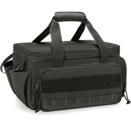 14 Inch Heavy Duty Electrician Tool Bag, Multi Compartment Hardware Carry Bag for Carpenter Tradesmen