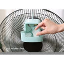 No-Drill Hanging Cooling Fan with Ice Compartment – Household Portable Cooler-blue