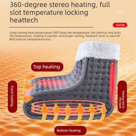 Constant Temperature Electric Heated Foot Warmer - Plug-in for Winter Office Use