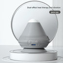 Electric Suction Cup Massage Ball – Deep Tissue Vibrating Massager with Heat Therapy (Gray)
