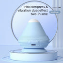 Electric Suction Cup Massage Ball – Deep Tissue Vibrating Massager with Heat Therapy (Blue)