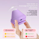 Electric Suction Cup Massage Ball – Deep Tissue Vibrating Massager with Heat Therapy (Purple)
