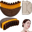 Walnut Wood Lymphatic Drainage Facial Brush – Gua Sha Tool for Contouring and De-Puffing