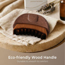 Walnut Wood Lymphatic Drainage Facial Brush – Gua Sha Tool for Contouring and De-Puffing