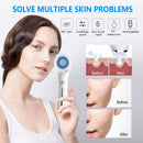 Multifunctional Electric Facial Cleanser - 6-in-1 Electric Facial Cleanser - Home Beauty Device - IPX7 Waterproof - 5 Brush Heads - Hot Compress Facial Cleanser