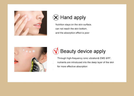 <p>EMS Microcurrent Facial Device with RF Radio Frequency, 5 Light Therapy, Thermal Heating & Ionic Vibration Massage, Electric Gua Sha for Face, Chin, Arm & Leg, Anti-Aging Skin Tightening & Body Sculpting Tool, Quiet Skincare Massager</p>