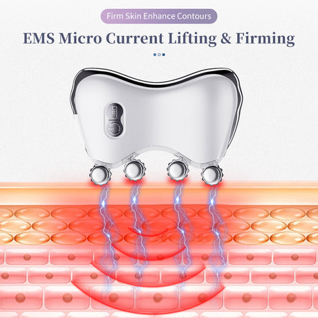 3D roller facial massager that combines massage, gua sha, and beauty treatments. Designed for facial lifting, skin firming, and anti-wrinkle.
