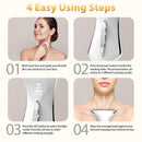 Multi-Function 7-Color Light Constant-Temperature EMS Neck Massager - Neck Lifting and Firming Massager - Facial Infusion Beauty Device - IPX6 Waterproof Electric Neck Massager - 5-in-1 Device Combining Skin Warming, EMS, Infusion, Massage, and Color Ligh